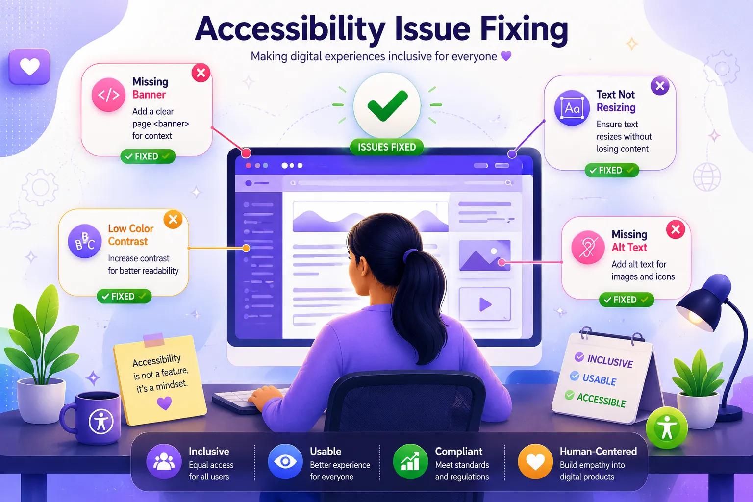 Accessibility Issue Fixing Best Practices for WCAG Compliance